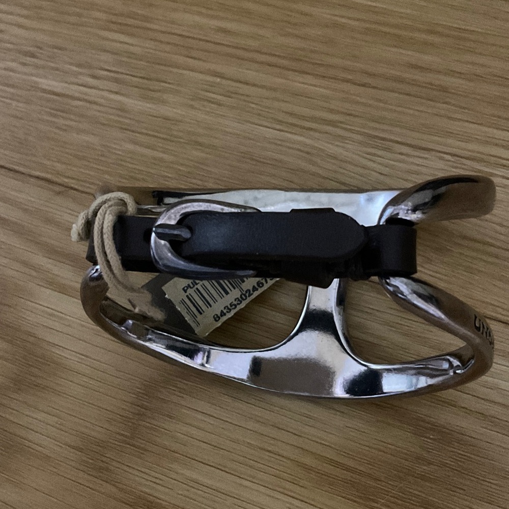 NWT UNO de 50 Polished Silver-plated Cuff "Two in One" $240 - Picture 12 of 13